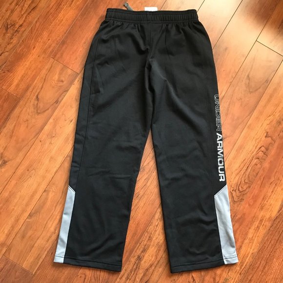 UNDER ARMOUR Youth Pants Sz S YSM Loose, Color Black - Picture 3 of 3